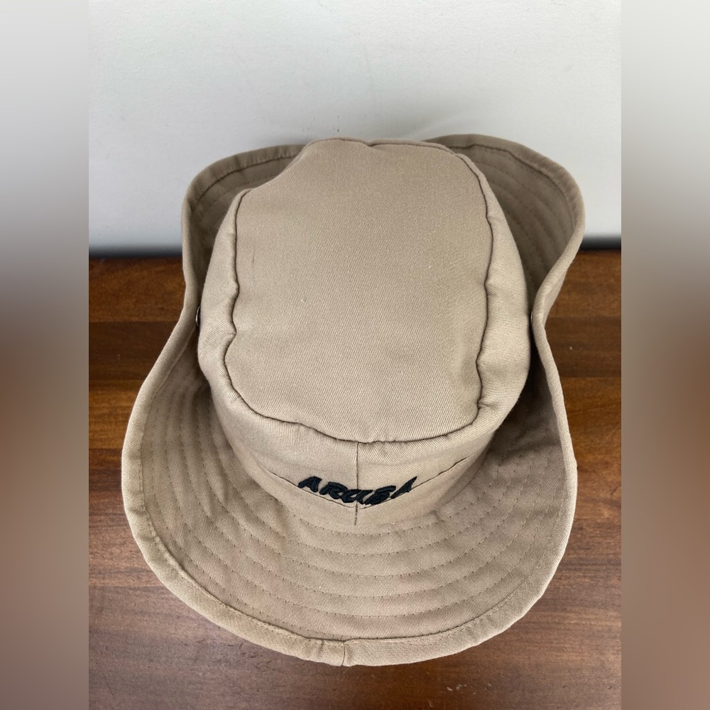 Aruba Sunset Beach Boonie Bucket Hat Desert Tan One Size Snap Sides Embroidered. - Picture 7 of 9